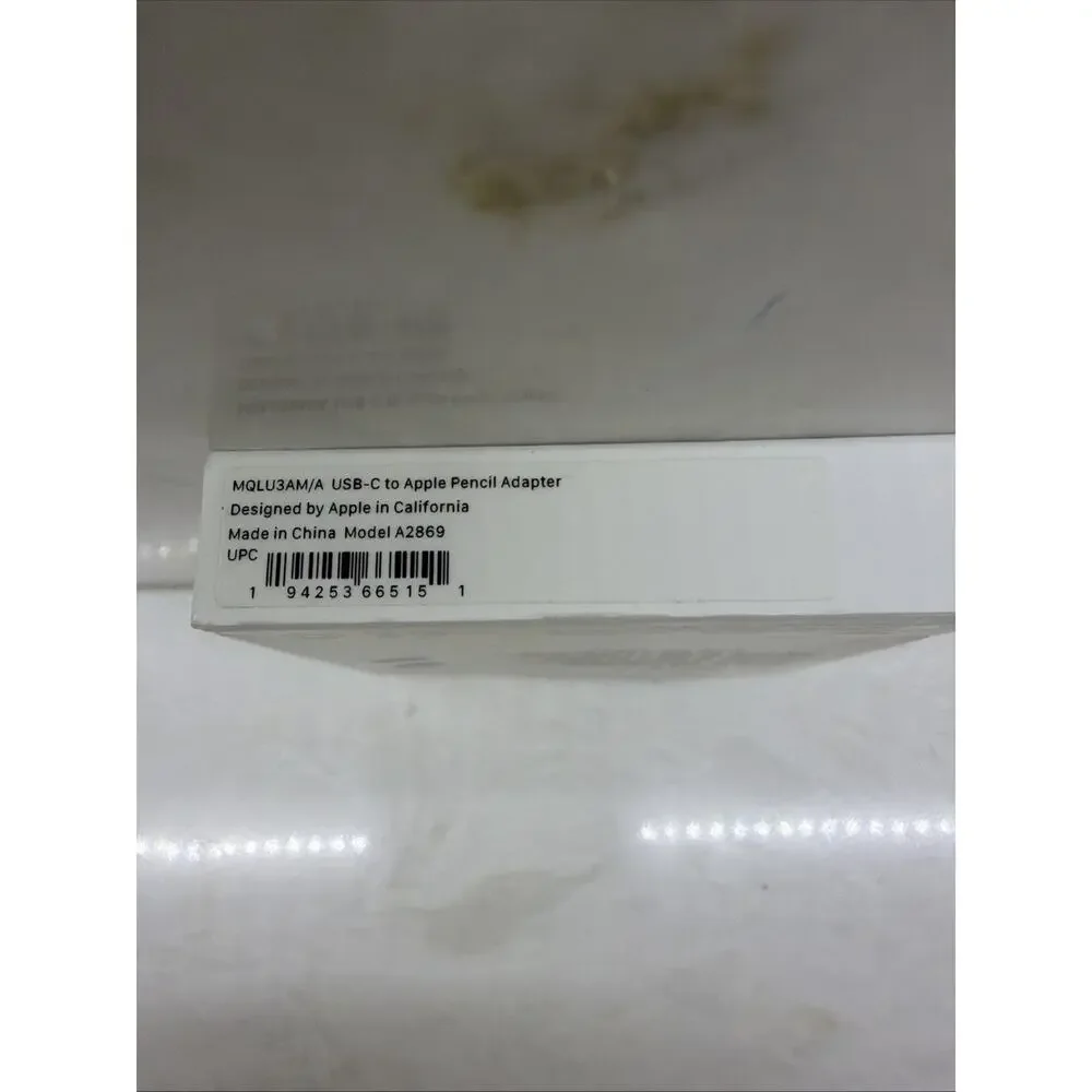 Genuine Apple Pencil Adaptor Lightning to USB-C A2869 MQLU3AM/M
